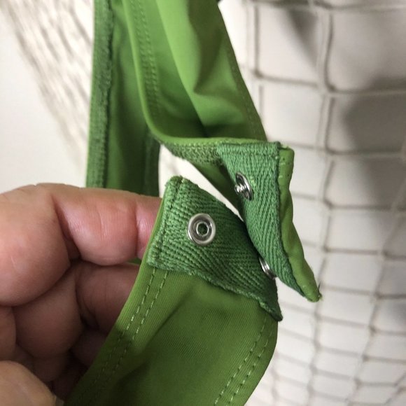 AKIRA Undeniable Sleeveless Cutout Halter Bodysuit Green M - Picture 6 of 13